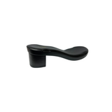 Black Edge Block heel base — Sole Mate modular sandals