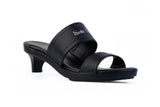 Black Vani Padded sandal top — swappable strap design