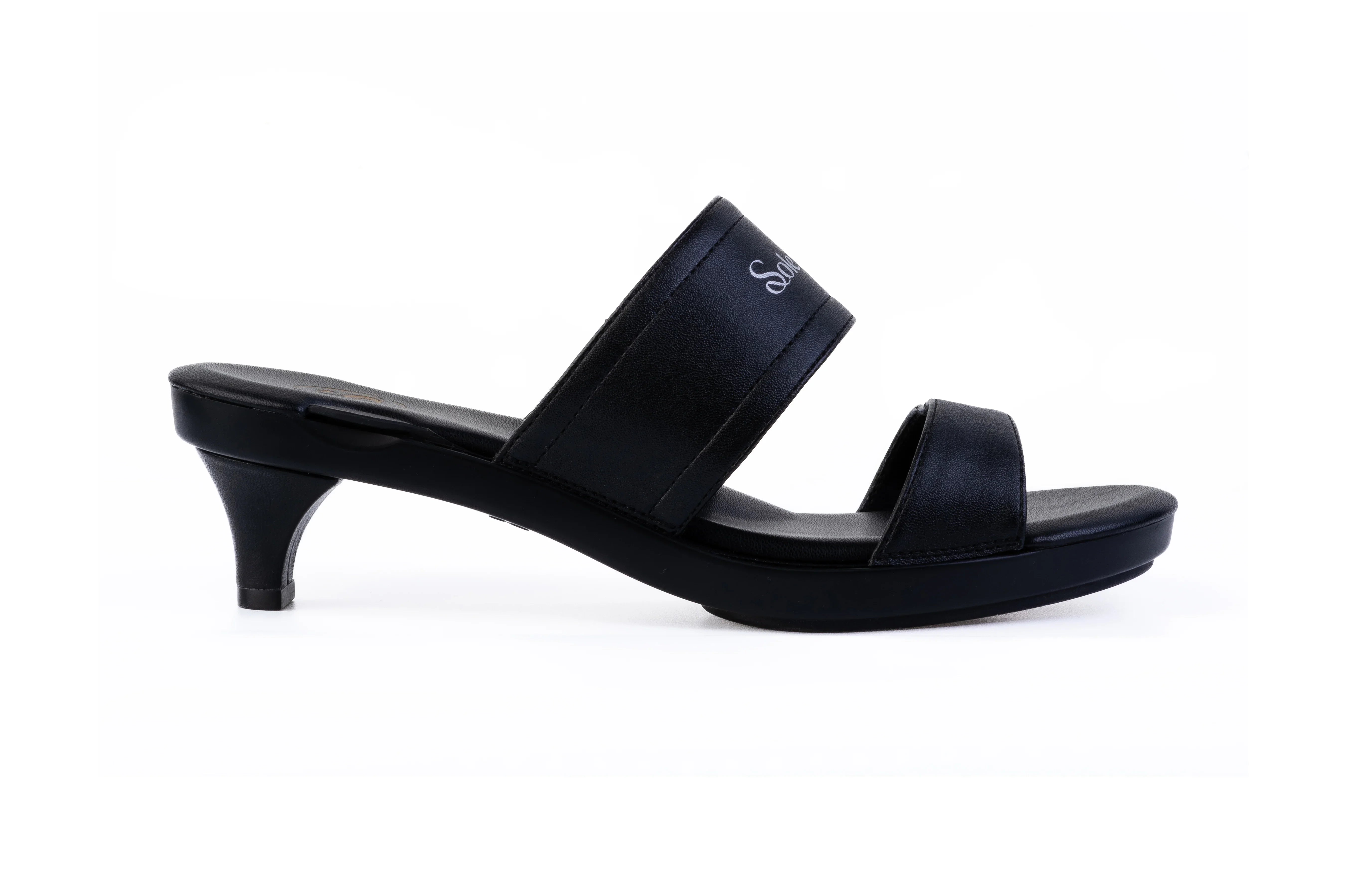 Svelte Kitten Heel heel base — Sole Mate modular sandals