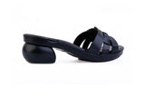 Black Harmonia Woven sandal top — Sole Mate modular sandals