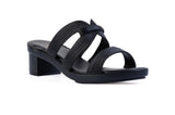 Brown Edge Block — swappable sandal base by Sole Mate