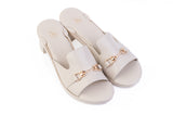 Black Oriya Loafer sandal top — Sole Mate modular sandals