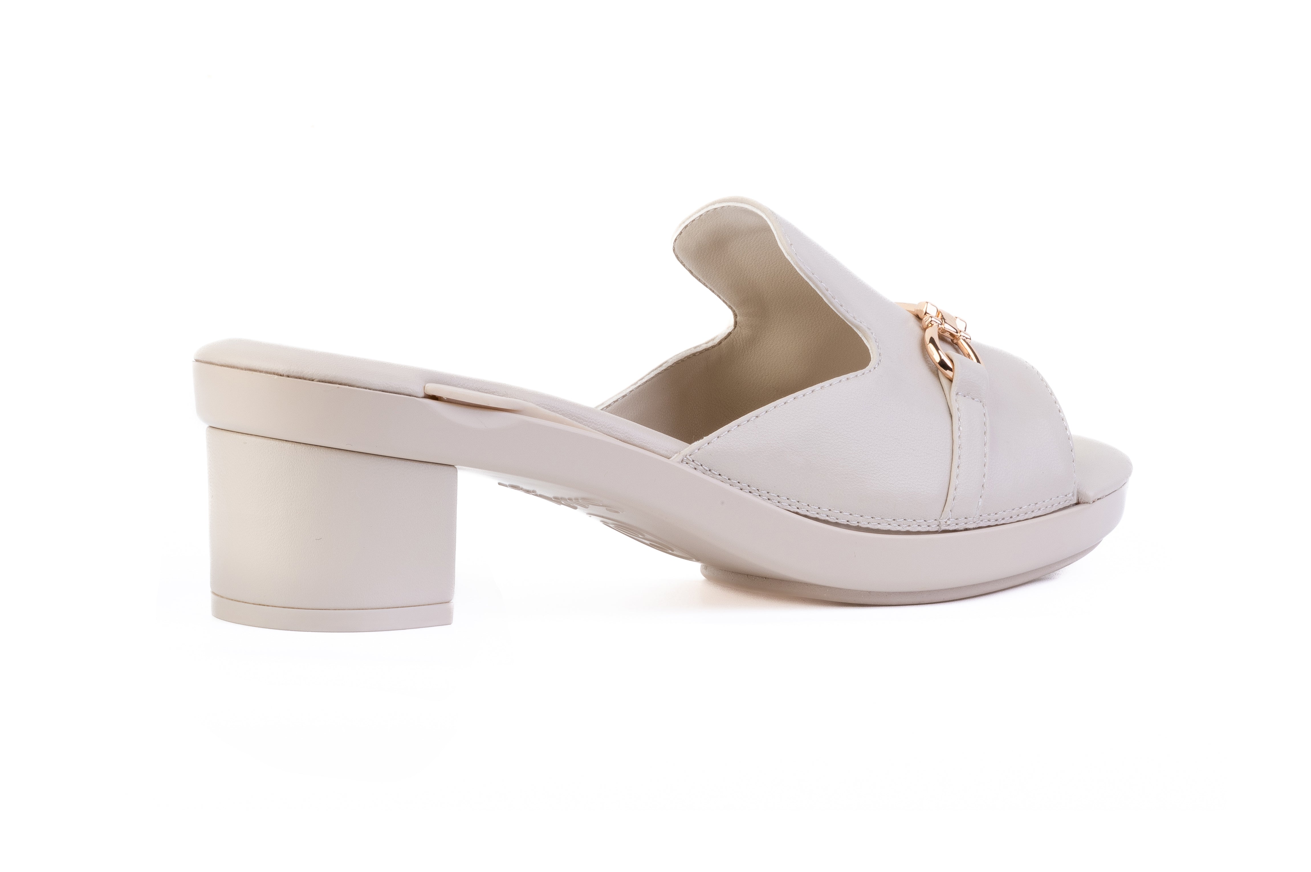 Black Oriya Loafer sandal top — swappable strap design