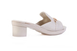 Black Oriya Loafer sandal top — swappable strap design