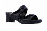 Alma Crisscross sandal top in Almond — interchangeable design