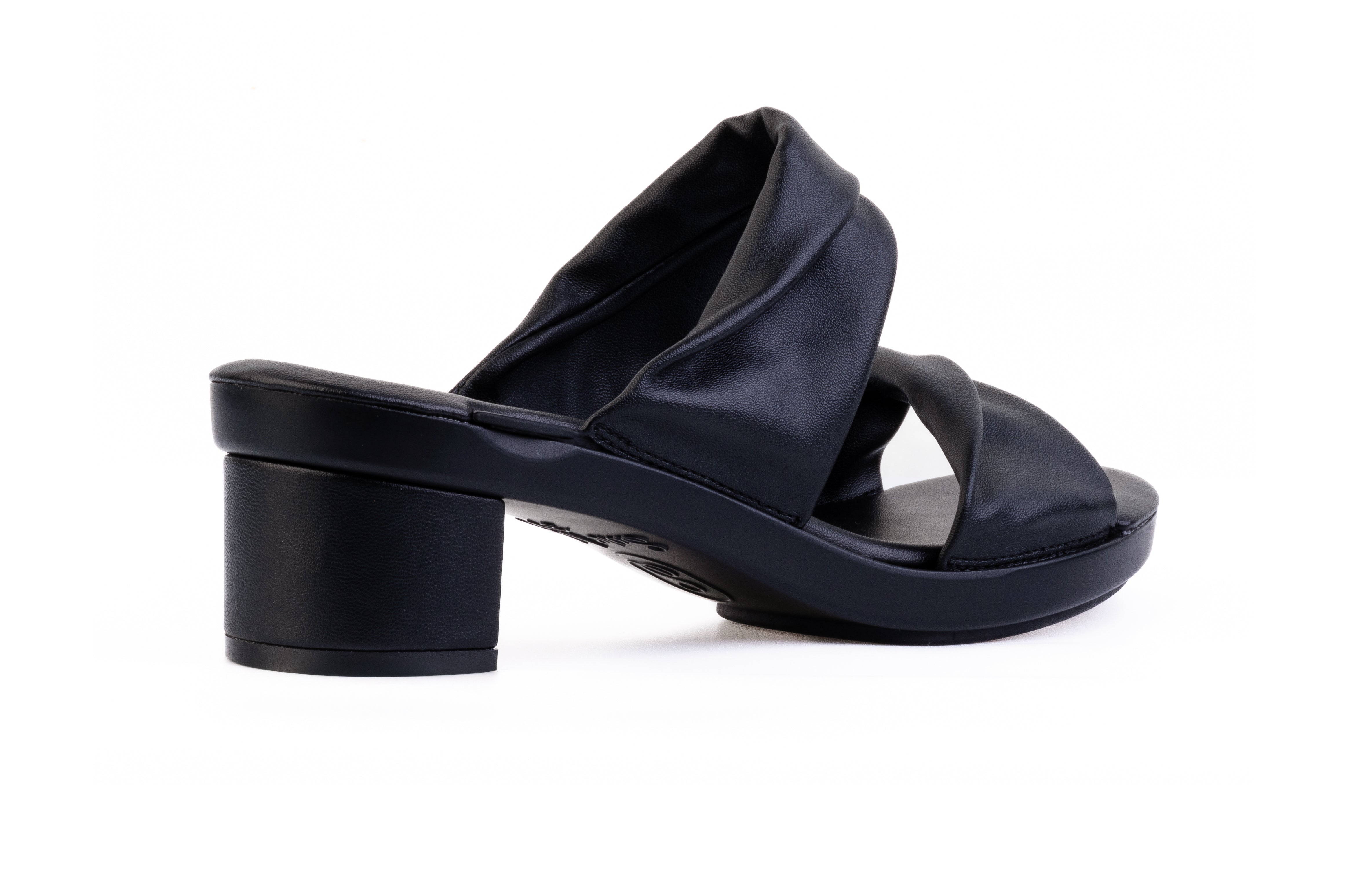 Almond Alma Crisscross sandal top — swappable strap design