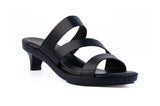 Aloura Triple-Strap sandal top in Orange — interchangeable design