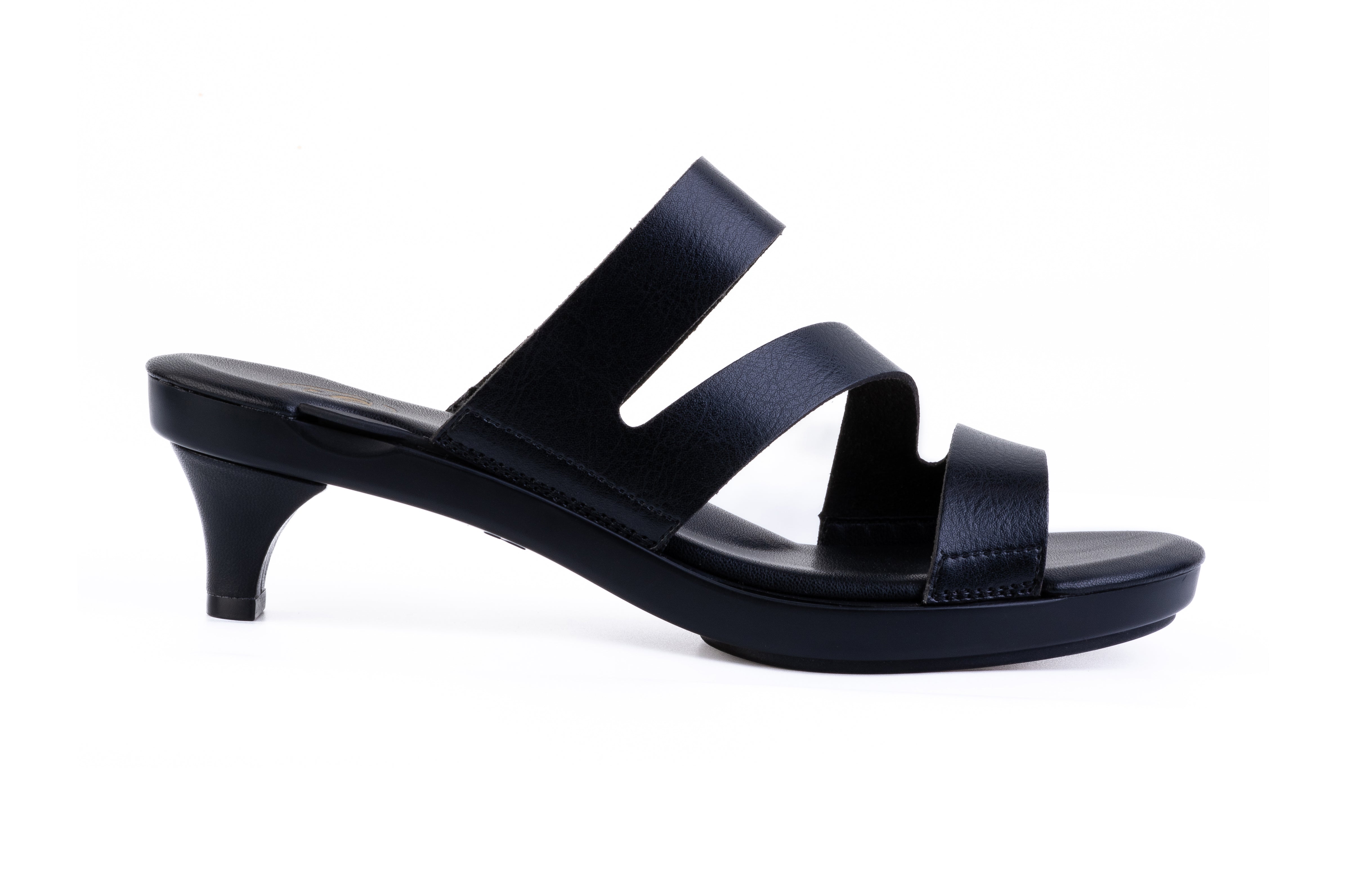 Orange Aloura Triple-Strap — snap-on sandal top by Sole Mate