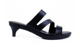 Orange Aloura Triple-Strap — snap-on sandal top by Sole Mate