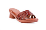 Black Harmonia Woven sandal top — swappable strap design