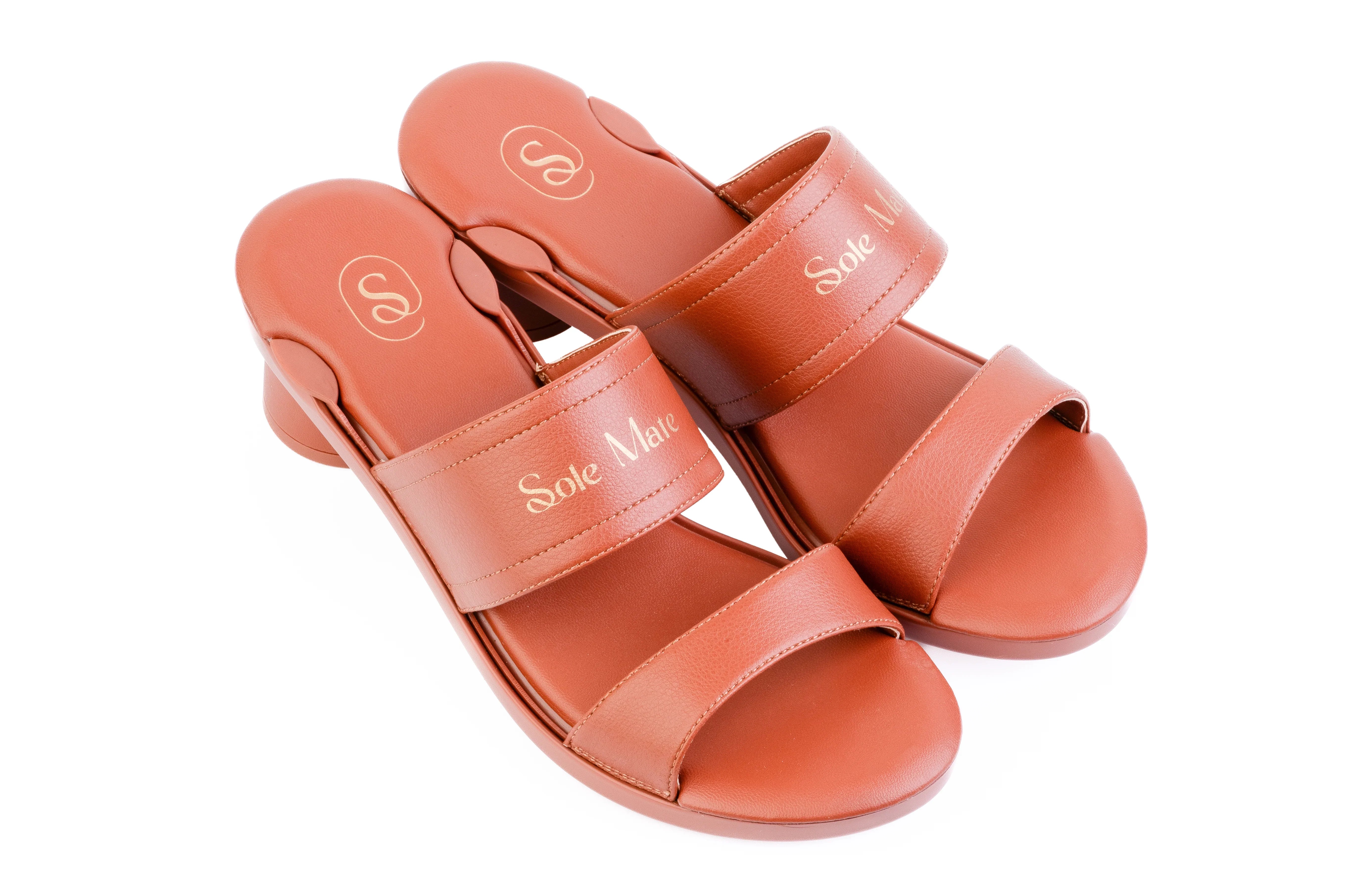Black Vani Padded sandal top — Sole Mate modular sandals