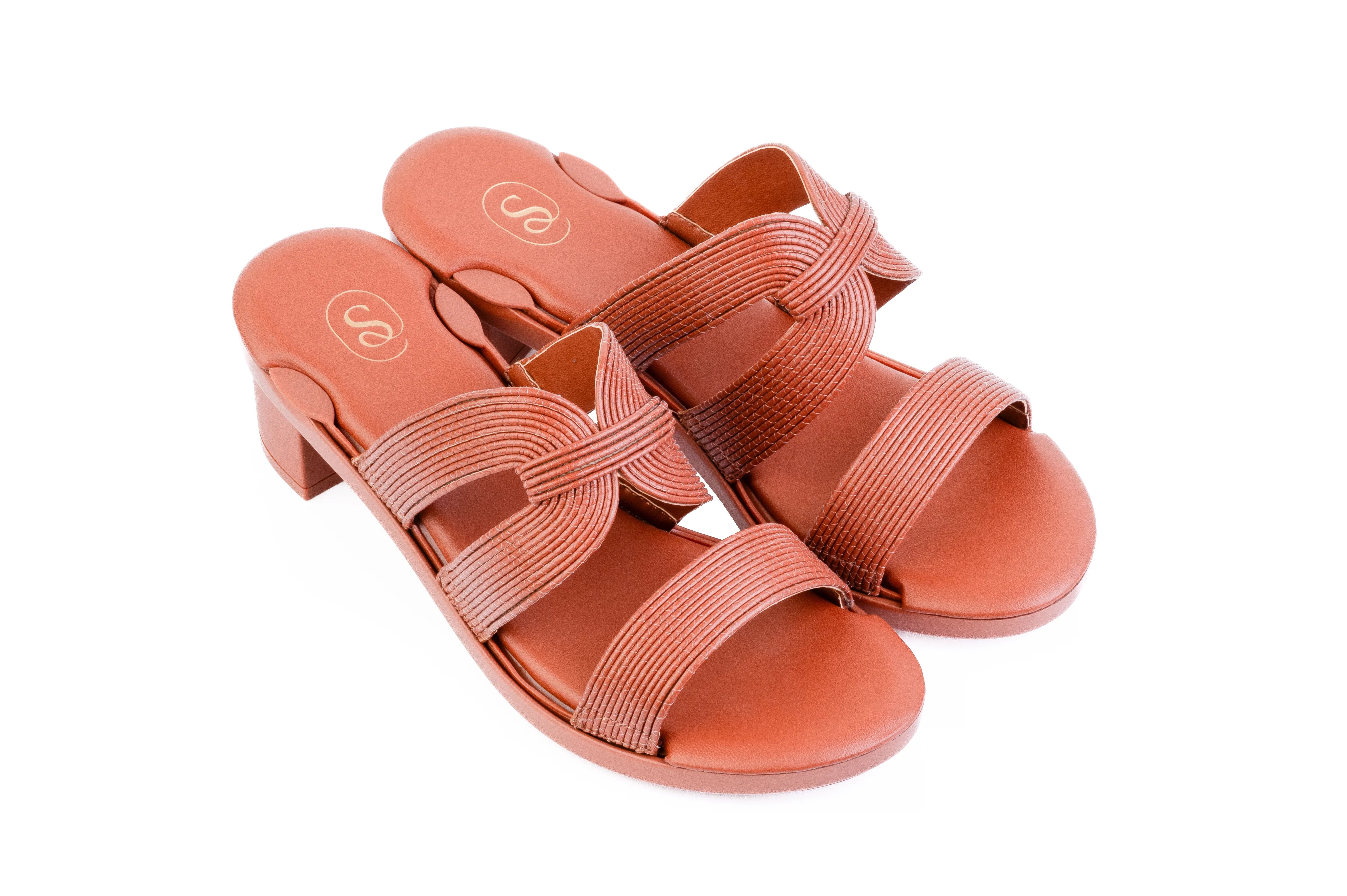 Gold Soraya Triple-Strap sandal top — swappable strap design