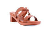 Gold Soraya Triple-Strap sandal top — Sole Mate modular sandals