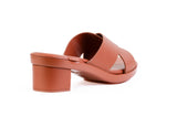 Beige Aria X-Strap — snap-on sandal top by Sole Mate