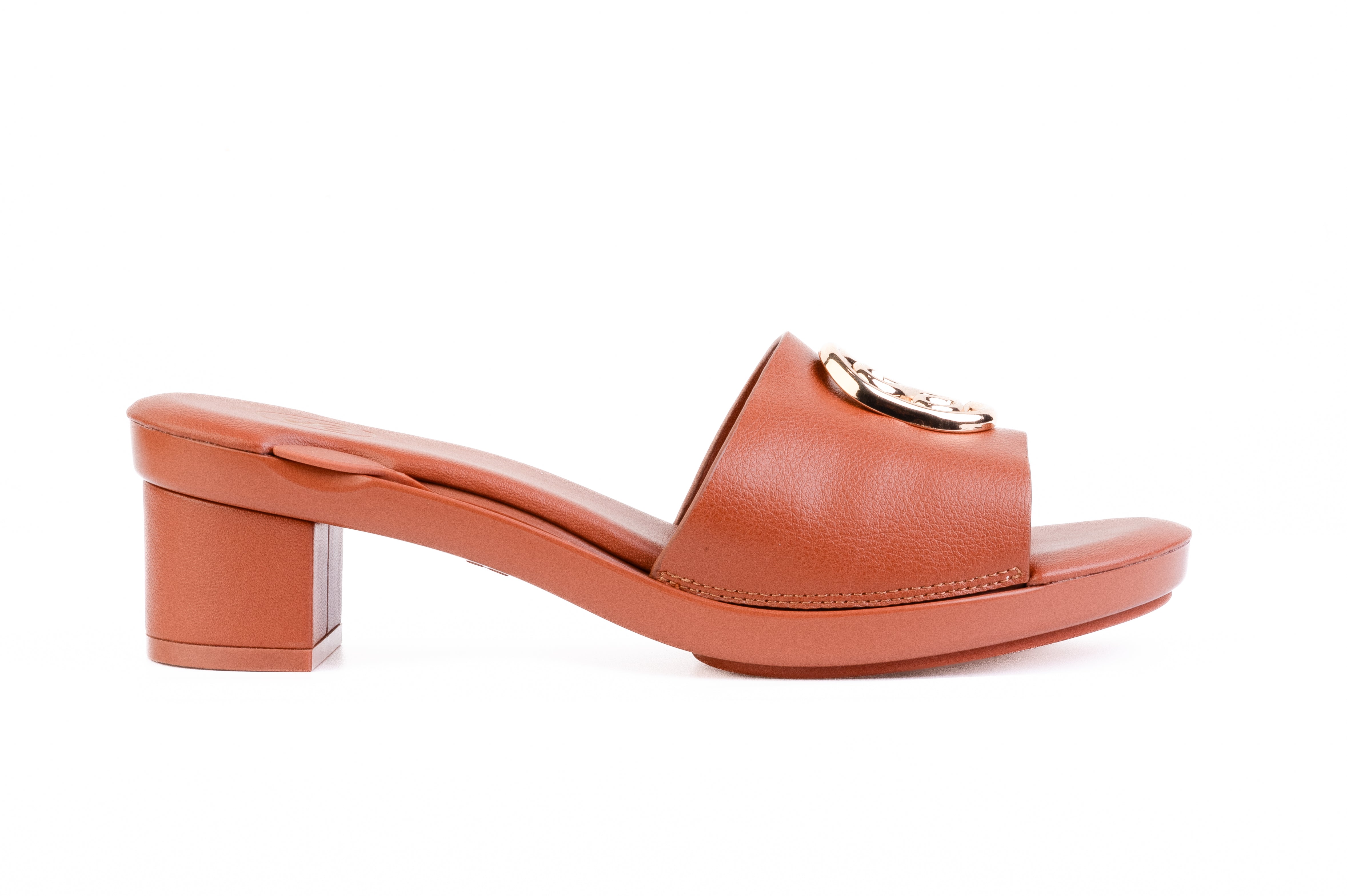 Beige Solen Slide — snap-on sandal top by Sole Mate