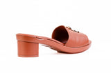 Beige Solen Slide sandal top — swappable strap design