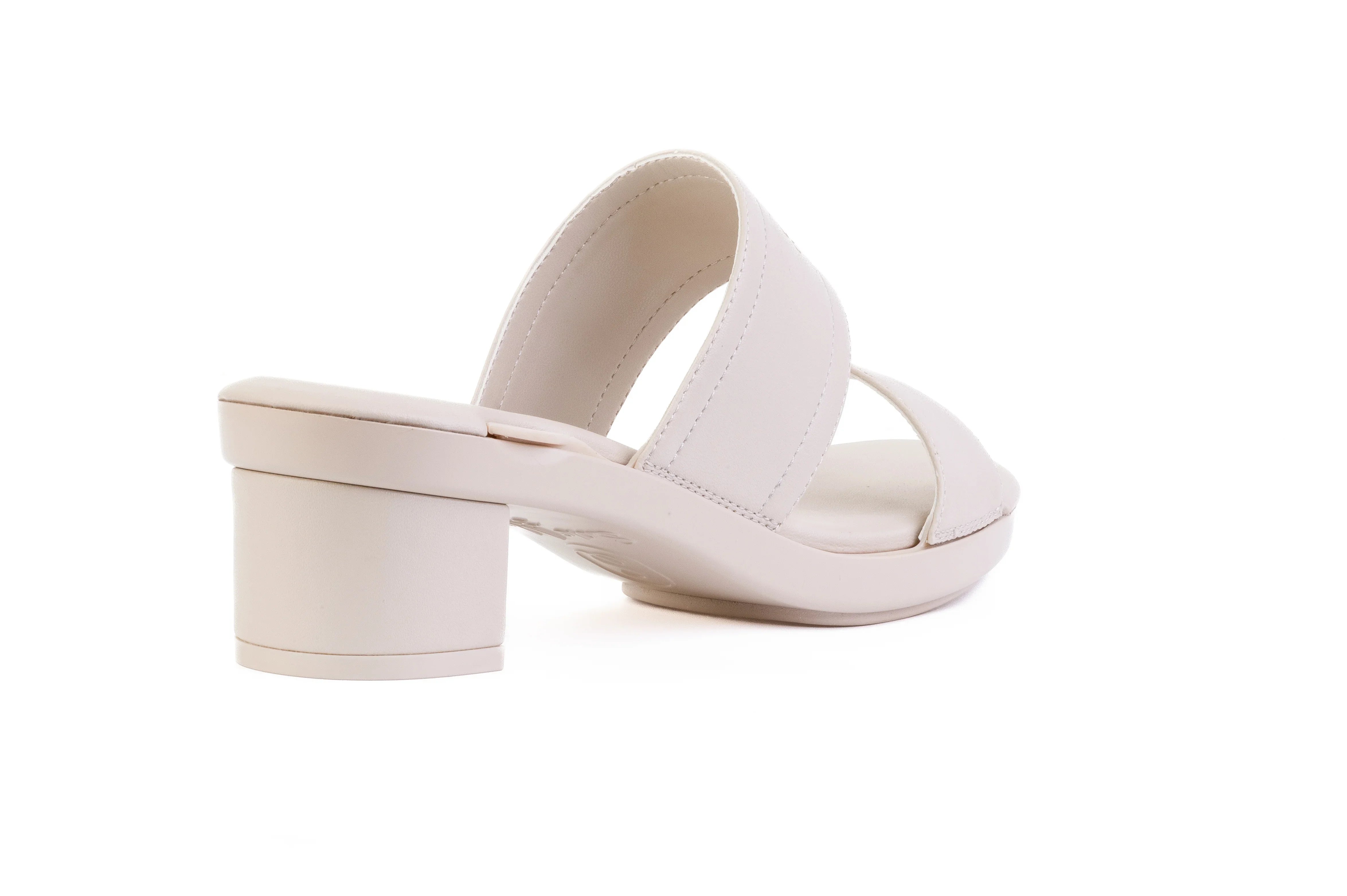 Black Vani Padded sandal top — swappable strap design