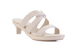 Soraya Triple-Strap sandal top in Gold — interchangeable design