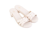 Black Harmonia Woven sandal top — swappable strap design