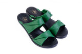 Almond Alma Crisscross sandal top — Sole Mate modular sandals