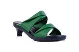 Alma Crisscross sandal top in Almond — interchangeable design