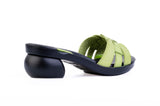 Black Harmonia Woven sandal top — swappable strap design