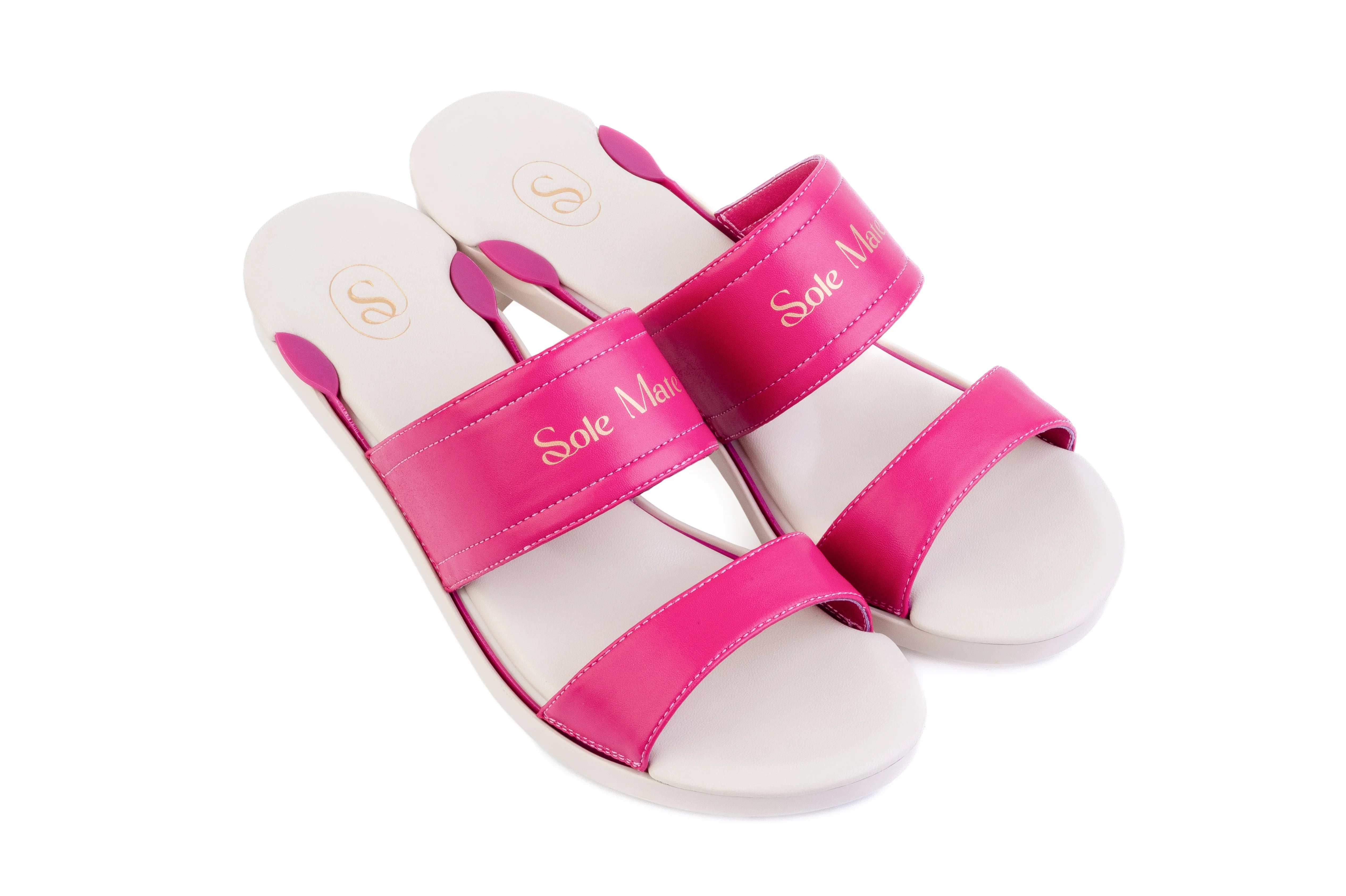 Vani Padded sandal top in Black — interchangeable design