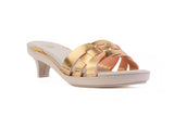 Black Harmonia Woven — snap-on sandal top by Sole Mate