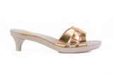 Black Harmonia Woven sandal top — swappable strap design