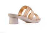 Soraya Triple-Strap sandal top in Gold — interchangeable design