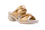 Almond Alma Crisscross sandal top — Sole Mate modular sandals