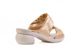 Almond Alma Crisscross — snap-on sandal top by Sole Mate