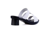 Orange Aloura Triple-Strap sandal top — Sole Mate modular sandals