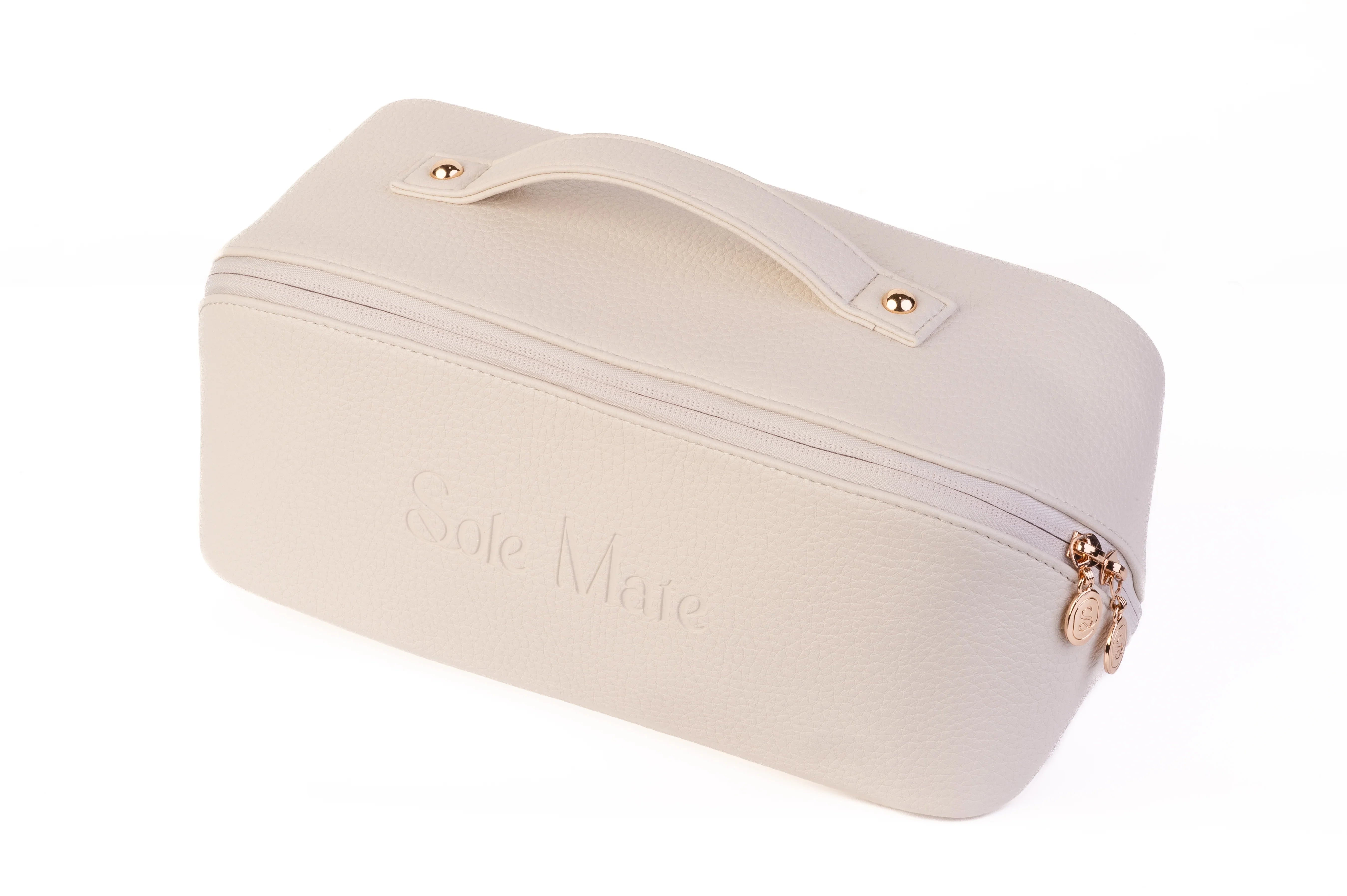 Beige Sole Mate Clutch — protective travel case for sandal tops