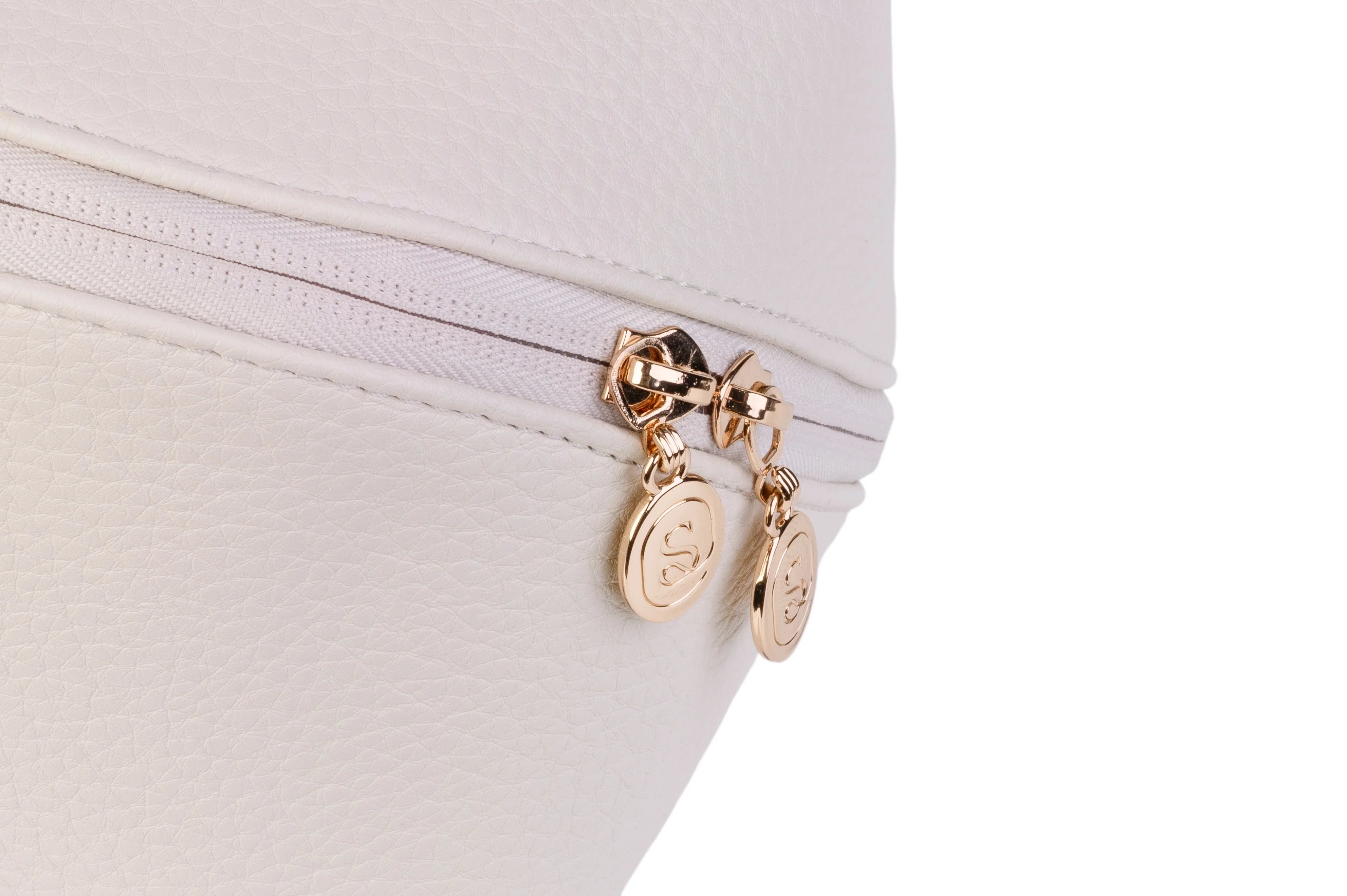 Beige Sole Mate Travel Clutch — modular sandal organizer bag