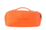 Sole Mate Travel Clutch in Beige — interchangeable sandal carry case