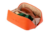 Beige Sole Mate Travel Clutch — modular sandal organizer bag