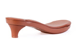 Beige Svelte Kitten Heel sandal base — memory-foam comfort