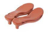 Brown Svelte Kitten Heel heel base — Sole Mate modular sandals