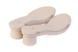 Beige Rolla Kitten Heel heel base — Sole Mate modular sandals