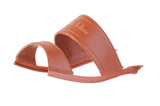Brown Vani Padded sandal top — Sole Mate modular sandals