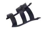 Gold Soraya Triple-Strap — snap-on sandal top by Sole Mate