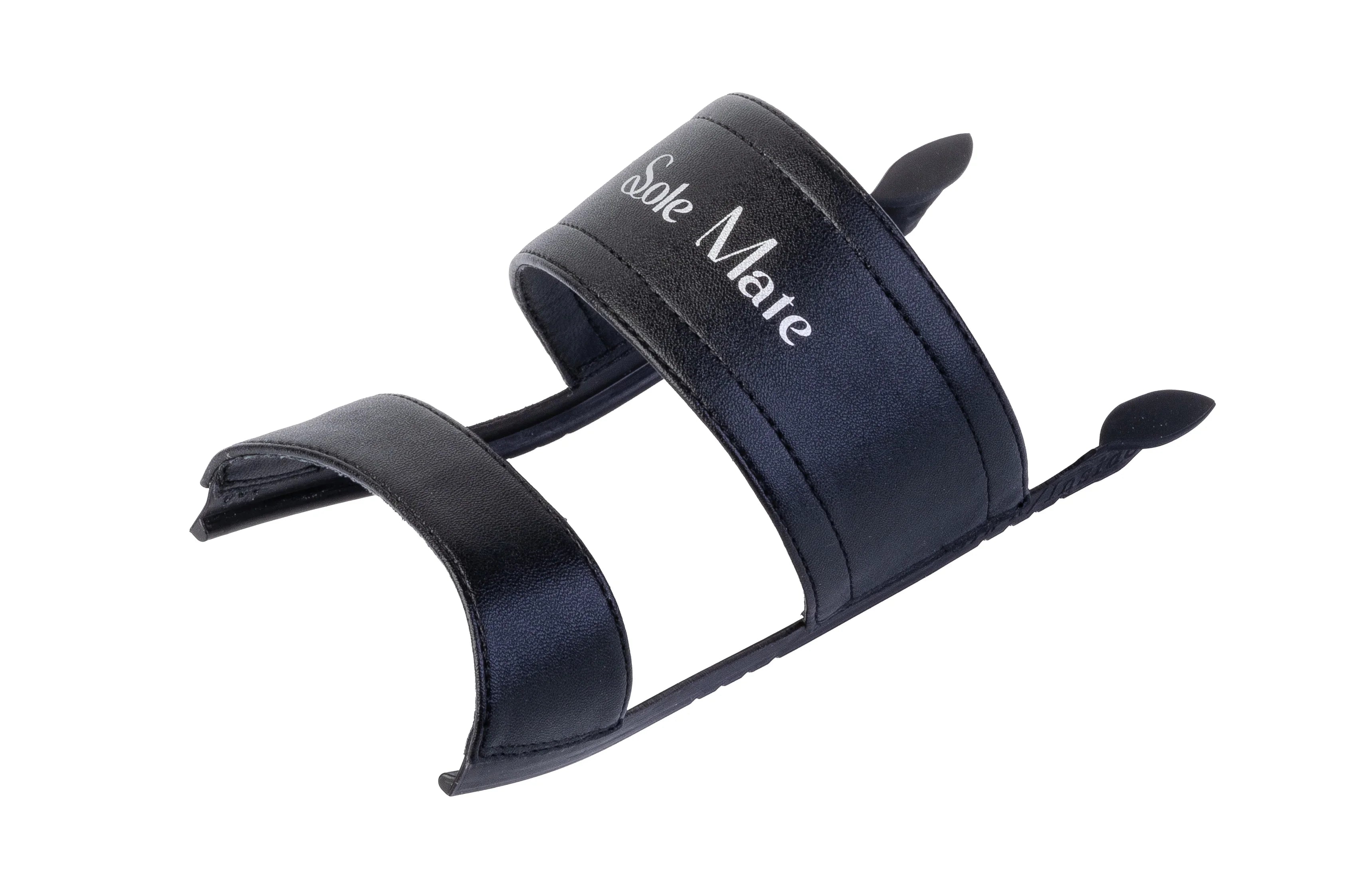 Black Vani Padded sandal top — swappable strap design