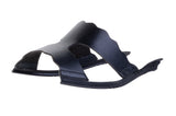 Brown Estrella Scalloped sandal top — swappable strap design