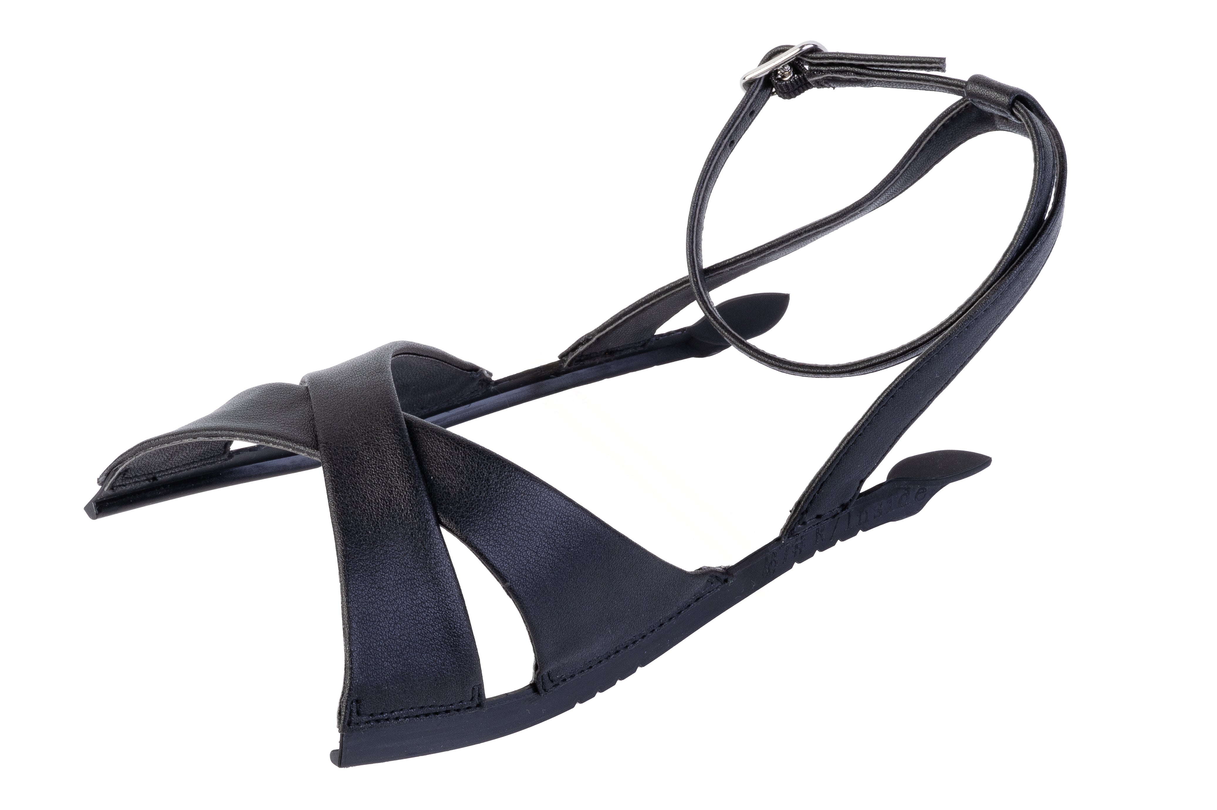 Daya Cross-Strap sandal top in Brown — interchangeable design
