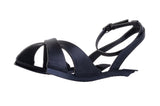 Black Daya Cross-Strap sandal top — Sole Mate modular sandals
