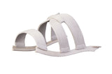 Beige Soraya Triple-Strap sandal top — Sole Mate modular sandals