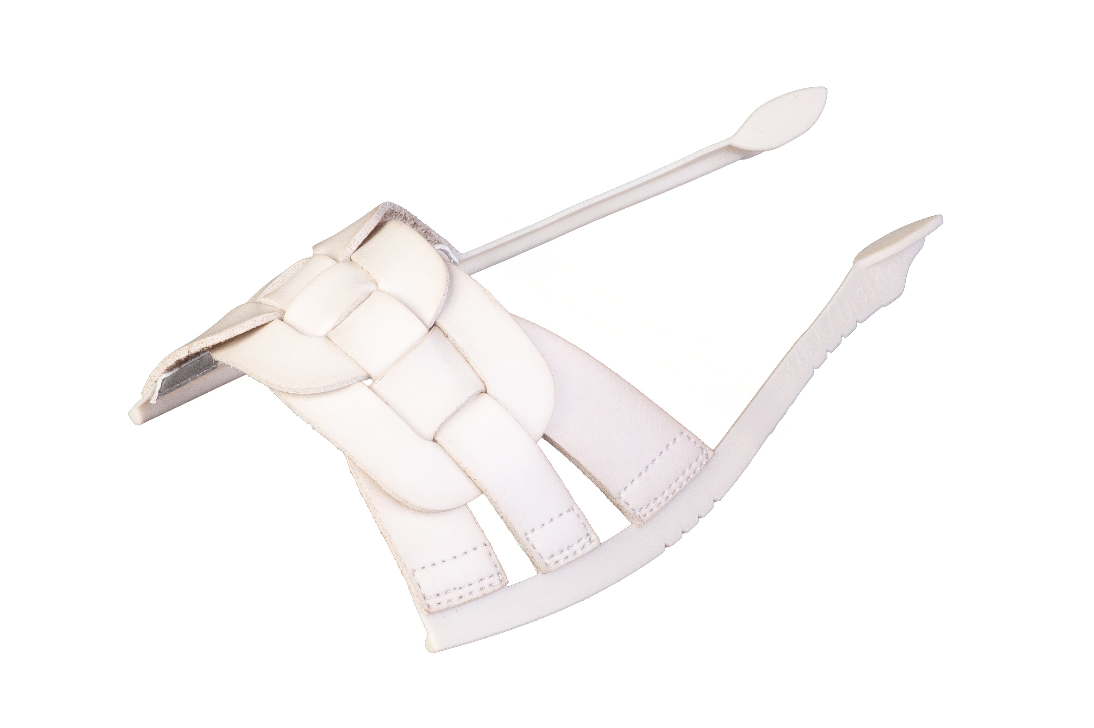Black Harmonia Woven sandal top — swappable strap design