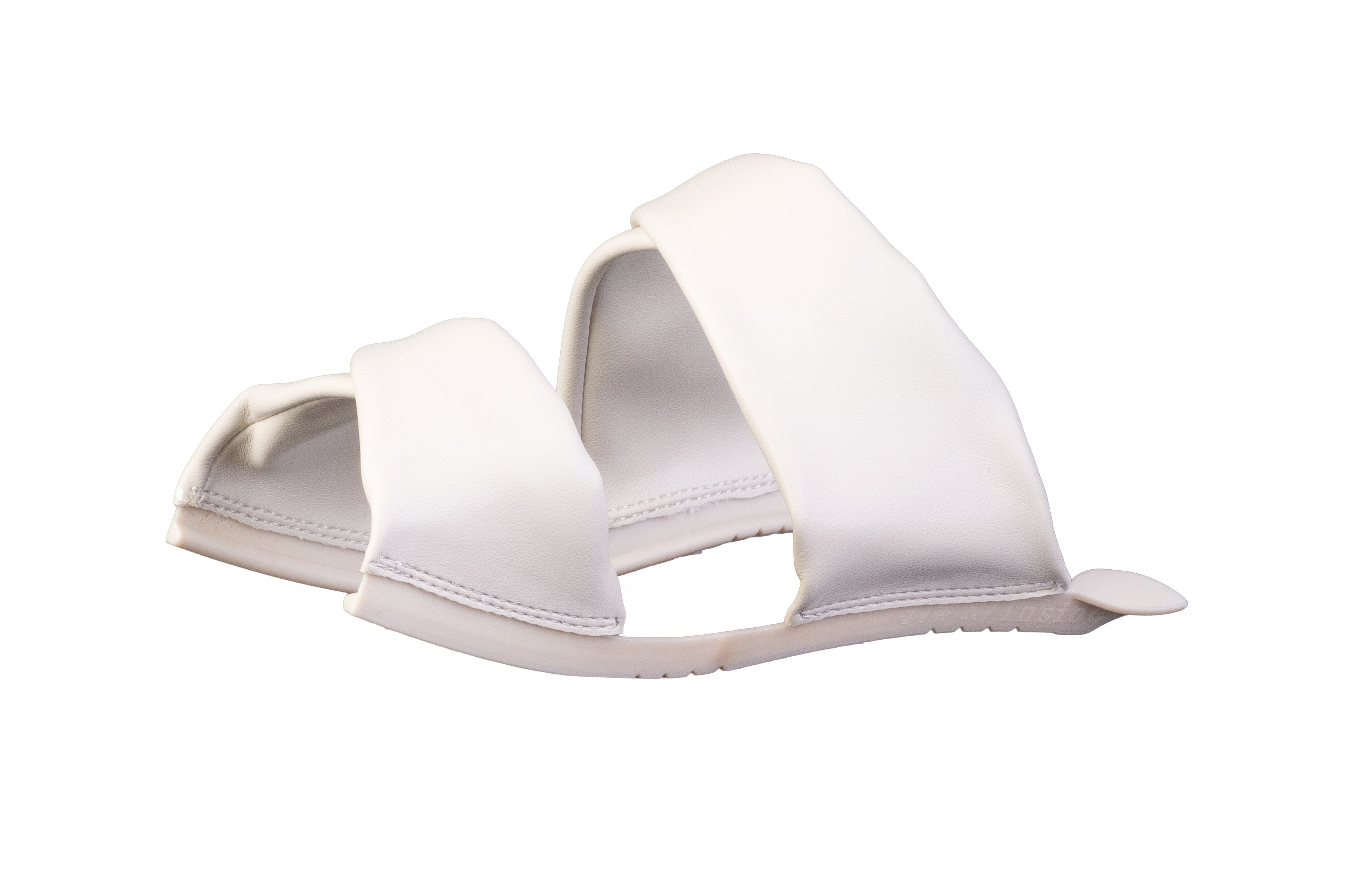 Alma Crisscross sandal top in Almond — interchangeable design