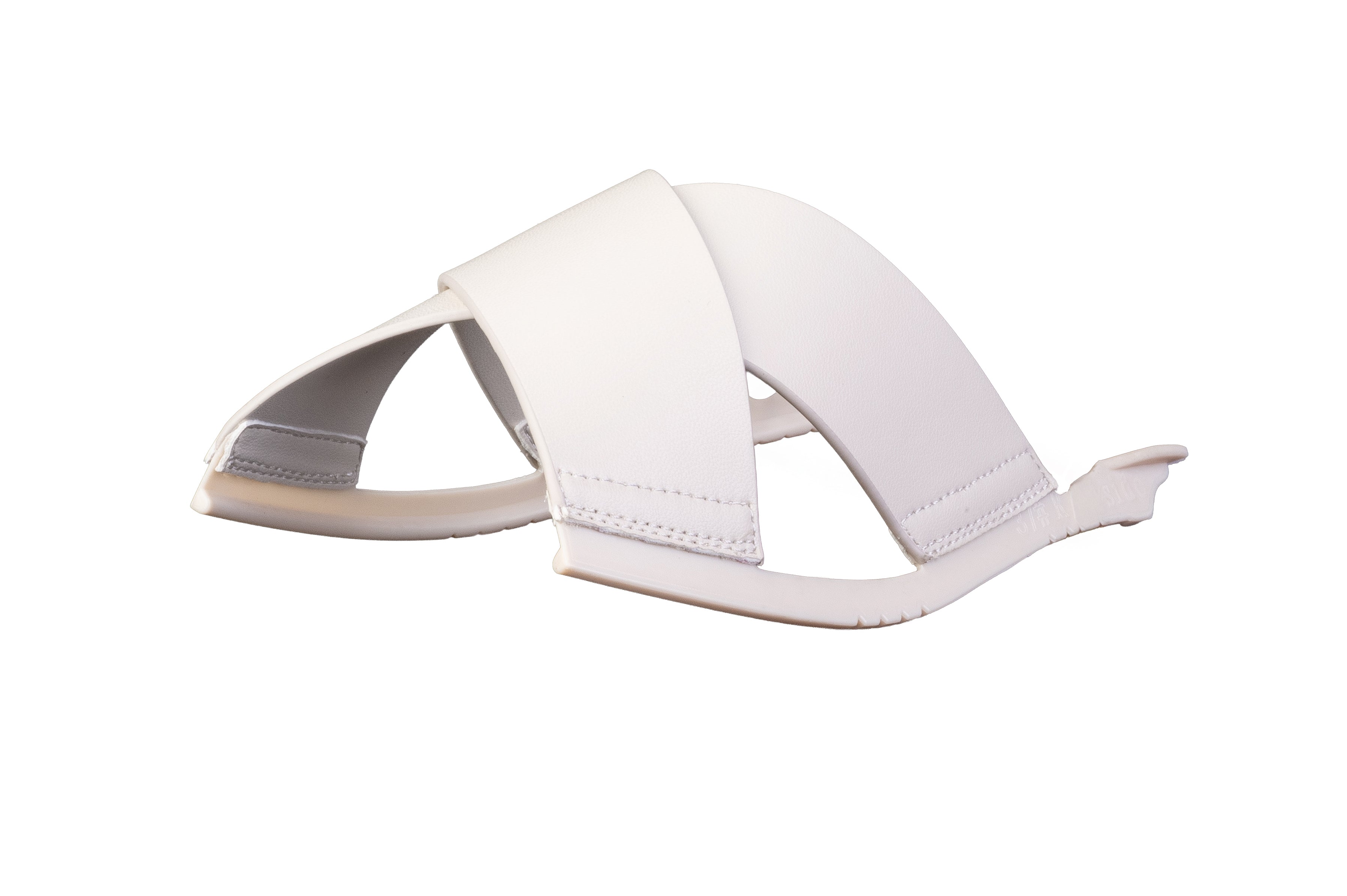 Beige Aria X-Strap sandal top — Sole Mate modular sandals